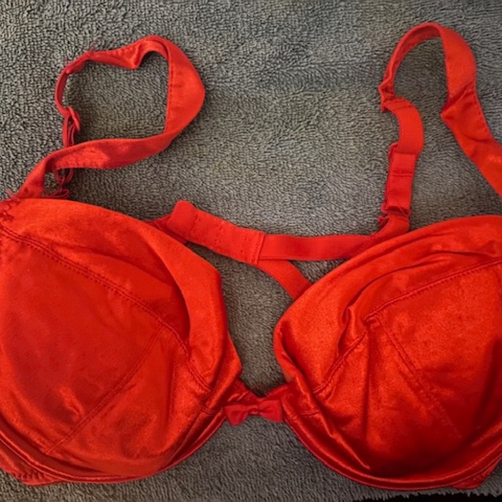 2 brand new, satiny BRAS